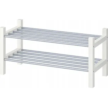 IKEA TJUSIG Police na boty, bílá 79 cm