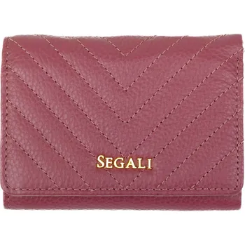 Deštník Segali 50514 dámská kožená peněženka fialová
