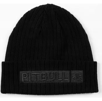 Čepice Pitbull zimní čepice beanie černá, univerzální velikost