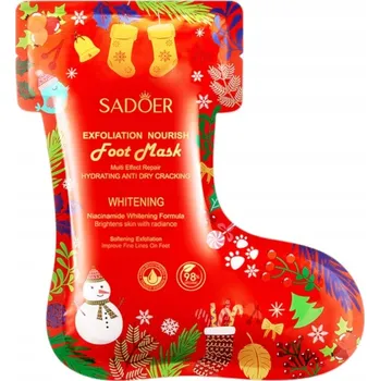 Kosmetika na nohy SADOER Maska na nohy – Exfoliační a vyživující | Hydratační, proti popraskání