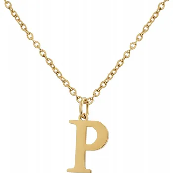 Přívěsek Náhrdelník Arlux písmeno m zlatý 48 cm