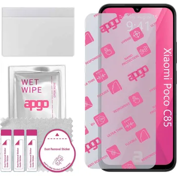 Pouzdro na mobilní telefon Sklo pro Xiaomi Poco C85, alternativa tvrzeného skla, flexibilní