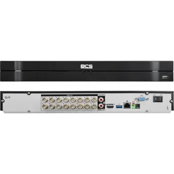 IP kamera BCS-L-XVR1602-4KE(5) 16KANÁLOVÝ HYBRIDNÍ (IP/ANALOG) ZÁZNAMNÍK 8Mpx, PODPORA 16TB HDD, APLIKACE