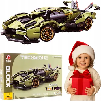 ostatní stavebnice Stavebnice Auta STAVEBNICE TECHNIC SUPERCAR 1:14 DÁREK PRO 6 LET