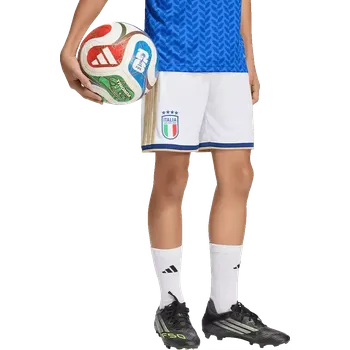 Dětské domácí fotbalové šortky Adidas Itálie 2026 bílé