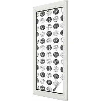 Okenní dekorace Hotová mléčná Fólie 146 x 50 cm