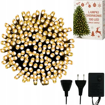 Vánoční dekorace Vánoční osvětlení na stromeček FORTRADE vnitřní i venkovní 10 m 51 - 100 žárovek