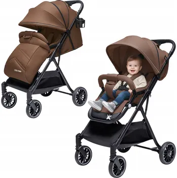 Kočárek SPORTOVNÍ KOČÁREK LITTLE RIDER ZEFIR HNĚDÝ