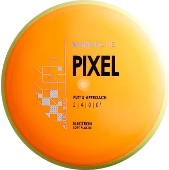 Disc golf Axiom Discs Soft Electron Pixel 172g Bílá/Oranžová