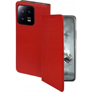 Pouzdro na mobilní telefon Pouzdro s klopou BBE CASE pro Xiaomi 13 5G červené