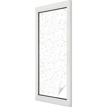 Okenní dekorace Fólie Okenní Samolepicí Mléčná Dekorativní Roztroušené prvky 50x146