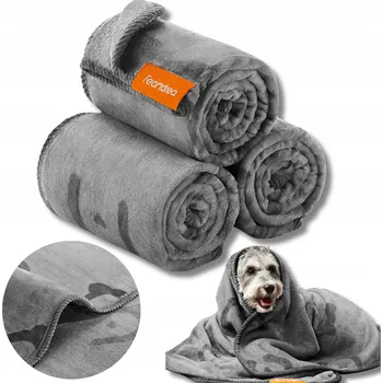 Pelíšek pro psa Feandrea deka pro psa šedá 102 cm x 73 cm