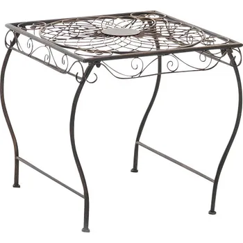 Barová židle LRCZ Železný stolek Zarina, 50 x 45 cm Barva: Bílá