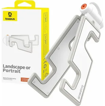 Skládací stojan na telefon Baseus (bílý)