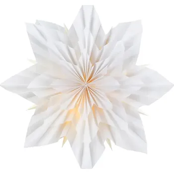 Markslöjd Neela bílá závěsná hvězda 45 cm