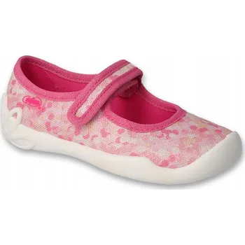 Dívčí obuv Befado pružné dětské papuče s uzavřenou špičkou Blanca 114Y527 vícebarevné velikost 34