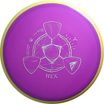 Disc golf Axiom Discs Neutron Hex 174g Fialová/Béžová