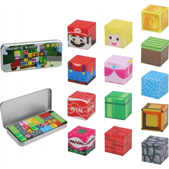 ostatní stavebnice Sada kreativních 3D magnetických Stavebnice , balení 35 ks