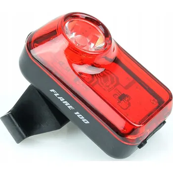 Cyklosvítilna Zadní světlo na kolo FLARE100 JET - 100 lumenů, USB-C