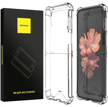 Pouzdro na mobilní telefon Zadní Kryt Spacecase pro Samsung Galaxy Z Flip4 bezbarvý