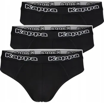 Pánské spodní prádlo SLIPY kalhotky K1111 vel. M , originální, KAPPA Premium, 3 ks, černé