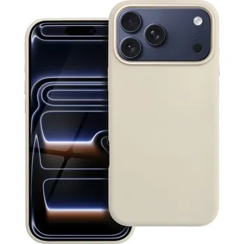 Náhradní kryt pro mobilní telefon Kryt Forcell F-Protect Frame Premium s MagSafe pro iPhone 17 Pro Max Antique White