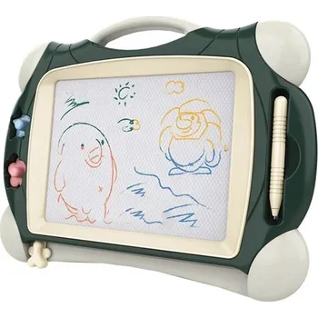 Magnetická kreslící tabulka Magnetická tabulka na kreslení Znikopis s barevnou plochou + 2 razítka