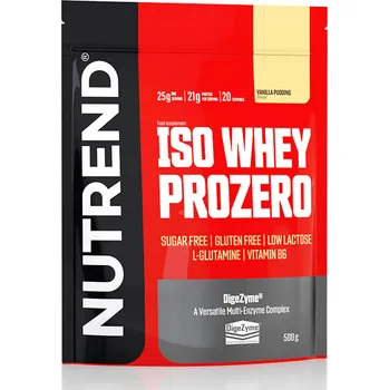 Protein Protein proteinový izolát - WPI Nutrend prášek 500 g příchuť vanilka