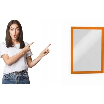 Obraz Magnetické rámečky Durable 487209 A4 oranžové 2 ks