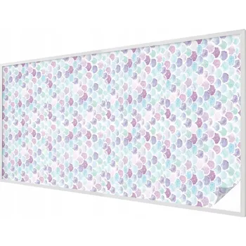 Okenní dekorace Fólie na okna mléčná - samolepicí okenní fólie s motivem pastelových teček, 200x100 cm