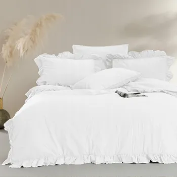 Povlečení Povlečení bavlněné OPTIC WHITE/220X200(P) STONEWASHED