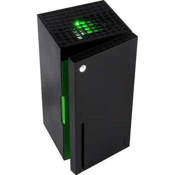 Herní konzole Mini termoelektrická lednička Microsoft Xbox Series X 10 l černá/zelená