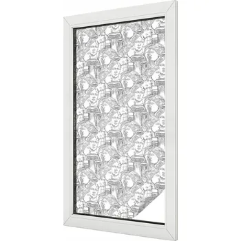 Okenní dekorace Hotová mléčná Fólie 100 x 50 cm