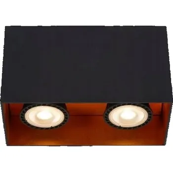 Stropní Svítidlo čtvercový LUCIDE 8,3 x 16,6 cm černý