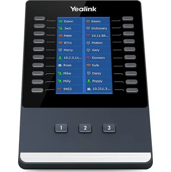 Yealink EXP43, exp. modul s barevným LCD, 60 tl., k tel. T43U/T46U/T48U