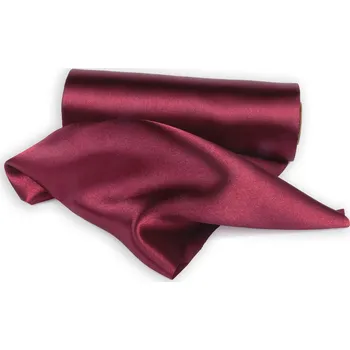 Stuha Saténová stuha hladká 16cm x 9m hvězda bordó