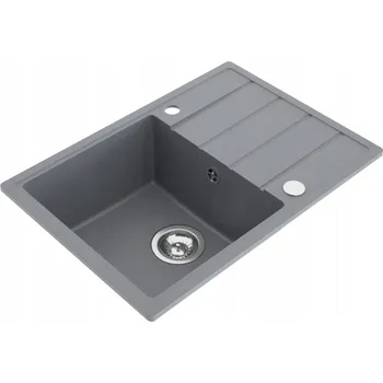 Granitový dřez Jednokomorový dřez Miló Metro granit šedý