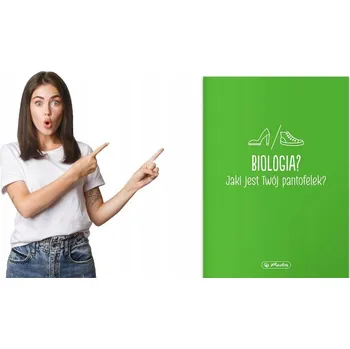 Sešit Sešit A5 s mřížkou Herlitz, 60 listů, Biologie