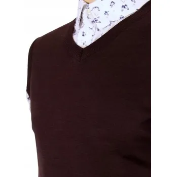 Pánský svetr Pánský vlněný svetr bez rukávů vesta pulovr vesta pánská M