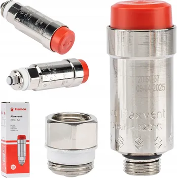 Instalatérský materiál Automatický odvzdušňovací ventil Flamco Flexvent 1/2''