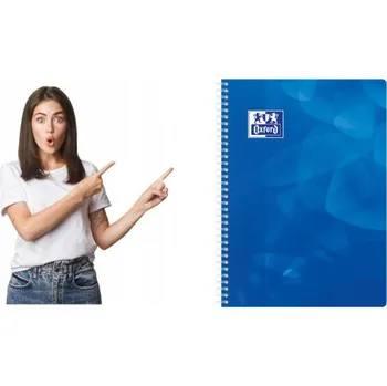 Sešit A4 s mřížkou Oxford, 80 listů