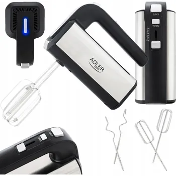 Ruční kuchyňský robotový mixér 800 W turbo 5 rychlostí Inox