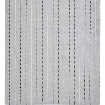 Prostěradlo Běhoun GREPATO šedý s proužky 40x160 HOMLA