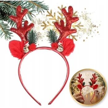 Čelenka Ecarla čelenka do vlasů kočičí uši červená