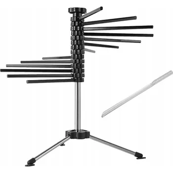 Sušák na prádlo Sušák na těstoviny, stojan s 10 výsuvnými rameny