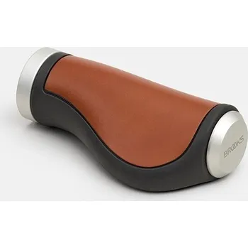 grip Gripy BROOKS ERGONOMIC LEATHER GRIPS, medová, Velikost 100/130 (DWZ)