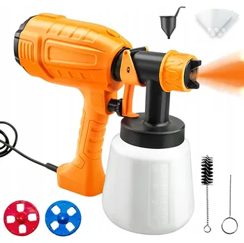 Stříkací pistole ELEKTRICKÁ PISTOLE NA MALOVÁNÍ STĚN 700W 800ML 2 TRYSKY