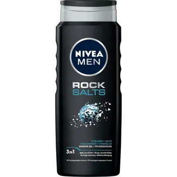Sprchový gel Nivea Men Rock Salts sprchový gel na obličej, tělo a vlasy 500 ml