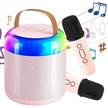 Bedee Mini Karaoke Set s Mikrofonem + Bezdrátový Reproduktor