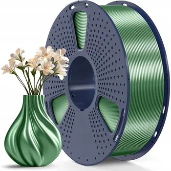 Filament CÍVKA FILAMENT SUNLU 1.75 mm SILK PLA+ Plus Brass 1 kg Přesnost 0,02 mm